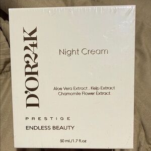 D’or24k Prestige Night Cream - Elegant White Packaging NWT!!